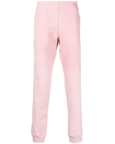 Moschino Pantalones de chándal con logo - Rosa
