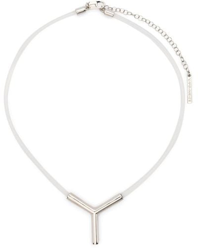 Y. Project Y Transparent Necklace Accessories - White