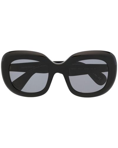 Oliver Peoples Gafas de sol Jesson con lentes de color - Negro