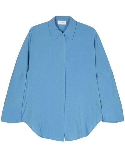 Christian Wijnants Camisa Toriano oversize - Azul