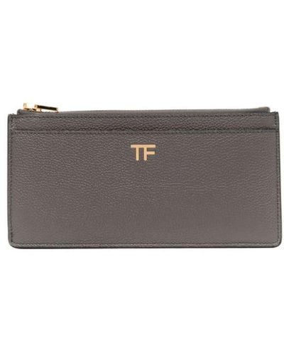 Tom Ford Portemonnaie mit TF - Grau