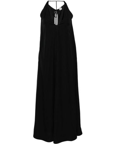 Totême Kyro Crepe Maxi Dress - Black