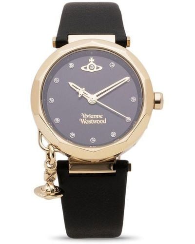 Vivienne Westwood Poplar Horloge - Zwart