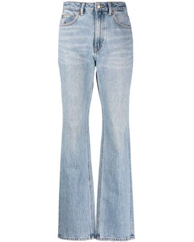 Alexander Wang High-Rise Flared Jeans - Blue