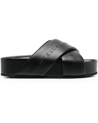 Stella McCartney Signature Platform Sandals - Black