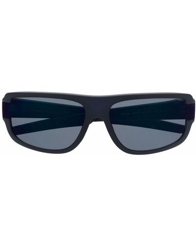 Prada Linea Rossa Rectangular Tinted Sunglasses - Grey