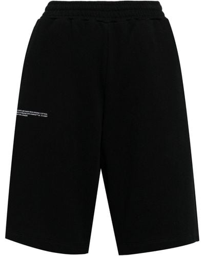 PANGAIA 365 Midweight Long Track Shorts - Black