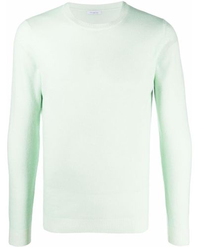 Malo Fine-knit Cashmere-blend Sweater - Green