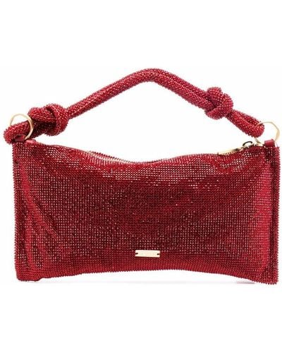 Cult Gaia Hera Gem-embellished Tote Bag - Red