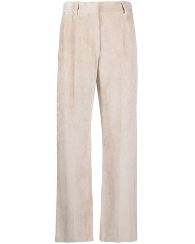 Brunello Cucinelli Loose Straight Pants - Natural