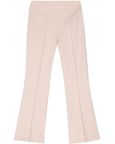 Blanca Vita Cropped Jersey Trousers - Natural