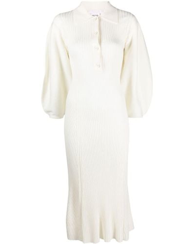 Chloé Kintted Midi Dress - White