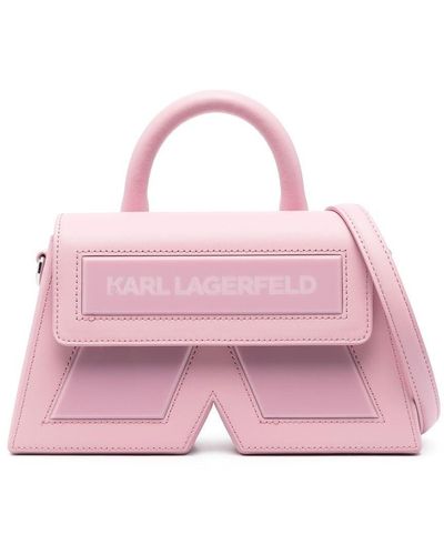 Karl Lagerfeld Bandolera Essential K - Rosa