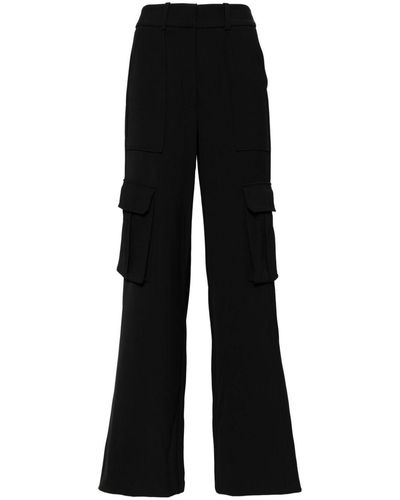 Veronica Beard Saul Straight-leg Cargo Trousers - Black
