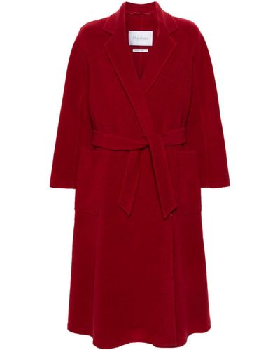 Max Mara Ludmilla Icon Cashmere Coat - Red