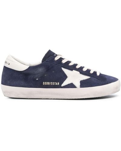 Golden Goose Super-star スエードスニーカー - ブルー