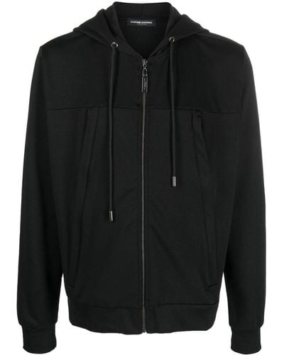 CoSTUME NATIONAL Rear Embroidered-logo Hoodie - Black