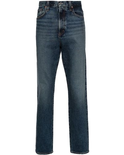 Agolde Tapered-Jeans - Blau