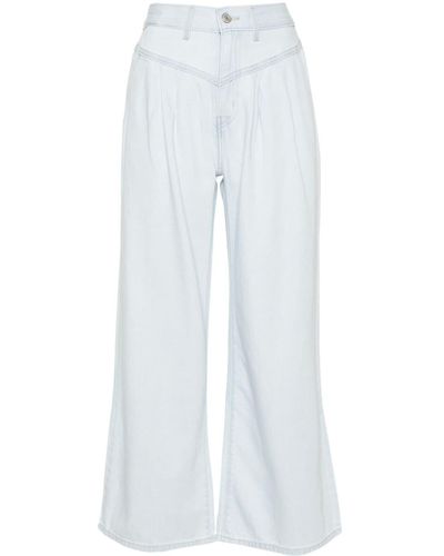 Levi's Baggy High-rise Wide-leg Jeans - White
