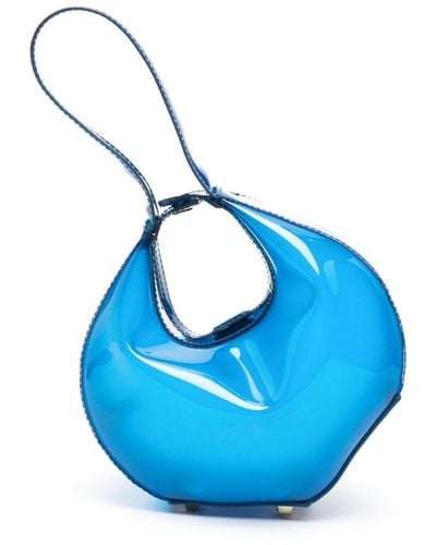 Patrizia Pepe Tasche mit Logo-Stempel - Blau