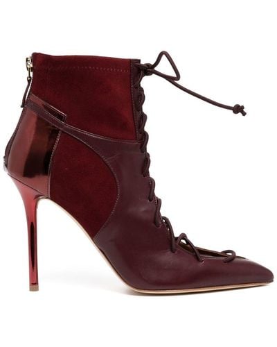Malone Souliers Montana 100mm Booties - Red