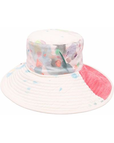 Romualda Patterned Sun Hat - Multicolour