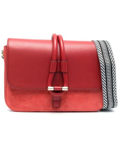 Tila March Romy Leather Shoulder Bag - Red