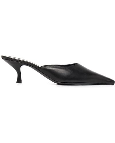 Kwaidan Editions Pointed-toe Leather 30mm Mules - Black