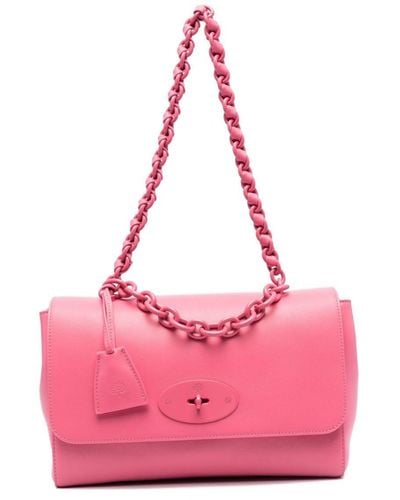 Mulberry Medium Lily Chain-strap Leather Bag - Pink