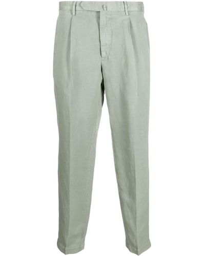 Dell'Oglio Pantaloni sartoriali slim - Verde