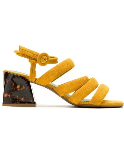 Blue Bird Shoes Kasbah 70mm Sandals - Yellow