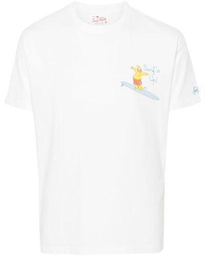 Mc2 Saint Barth X Simpsons Cotton T-shirt - White