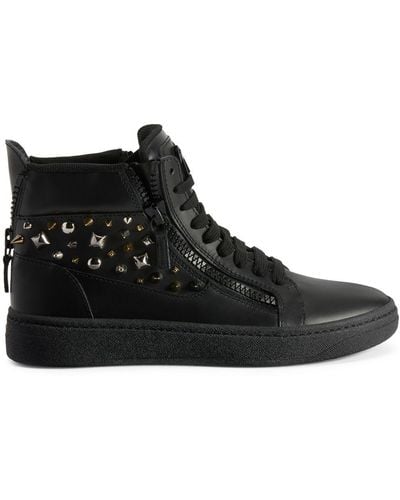 Giuseppe Zanotti Gz 94 Stud-embellisehd Sneakers - Black