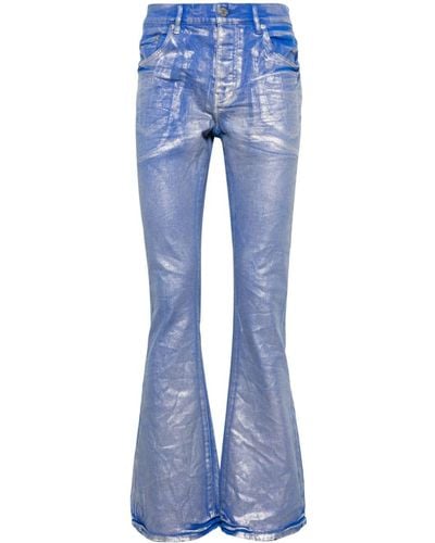 Purple Brand P004 Mid-rise Flared Jeans - Blue