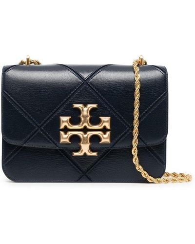 Tory Burch Eleanor Quilted Shoulder Bag - Blue