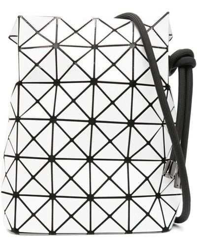 Bao Bao Issey Miyake Wring Geometric-panelled Bucket Bag - White