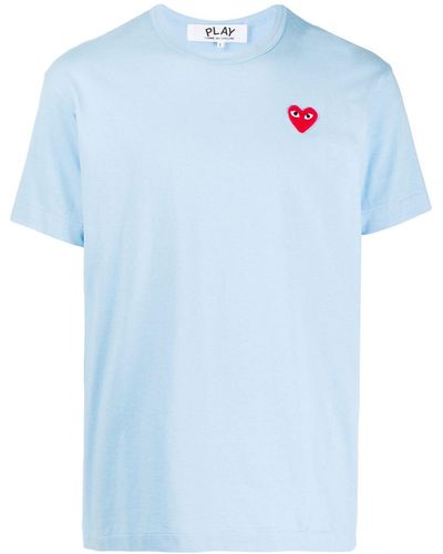 COMME DES GARÇONS PLAY Little Red Heart Logo T-shirt - Blue