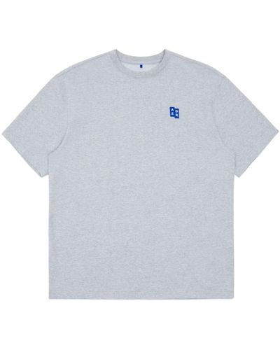 Adererror Logo-tag Jersey T-shirt - Gray