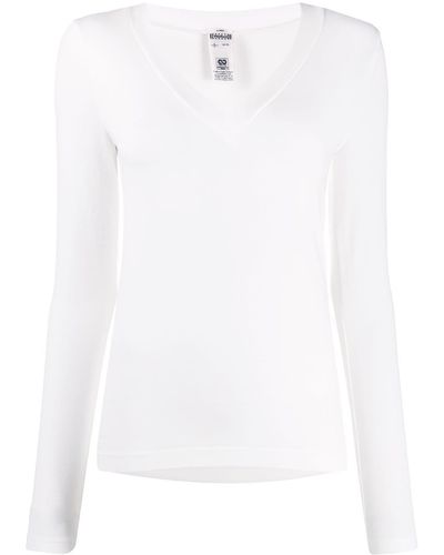 Wolford Aurora V-neck Top - White