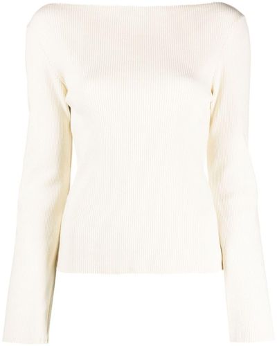 Rohe Ribbed-knit Organic Cotton-blend Top - White