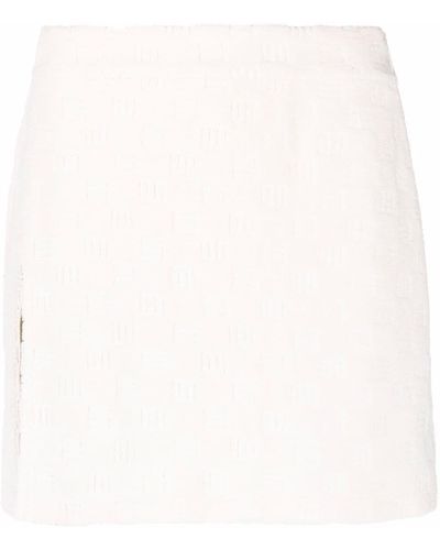 Ambush Monogram-debossed Mini Skirt - Multicolor