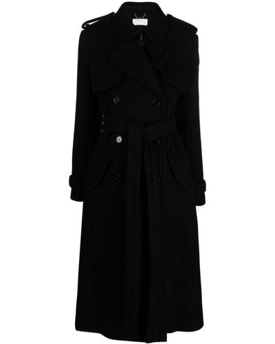 Chloé Double-breasted Trench Coat - Black