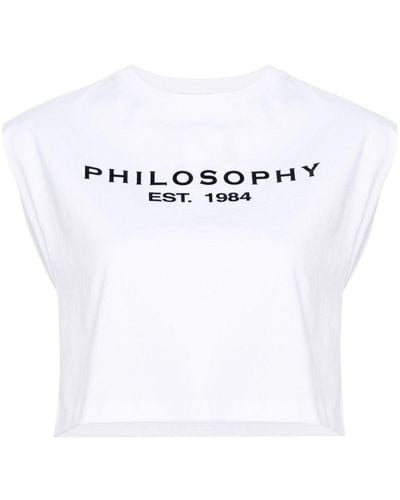 Philosophy Di Lorenzo Serafini ロゴ タンクトップ - ホワイト