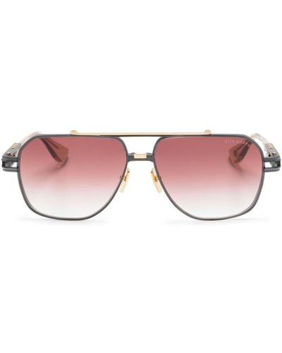 Dita Eyewear Kudru Pilot-frame Sunglasses - Pink