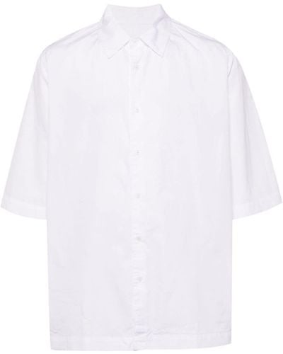 Casey Casey Short-sleeve Cotton Shirt - White