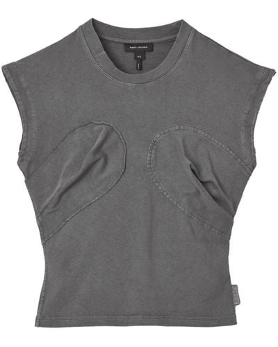 Marc Jacobs Seamed Up Tank Top - Gray