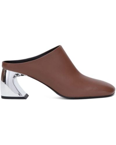 3.1 Phillip Lim Id 65mm Leather Mules - Brown