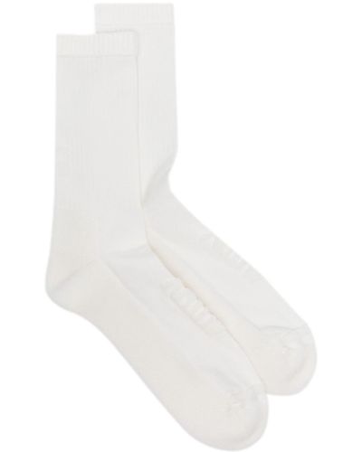 Autry Logo-patch Ankle Socks - White