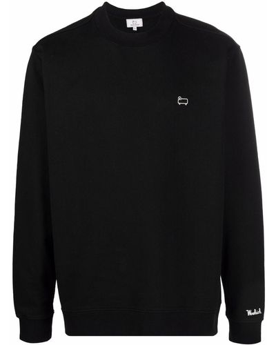 Woolrich American Crew-neck Sweatshirt - Black