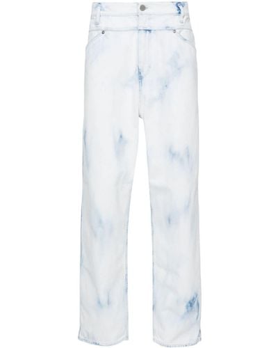 Closed Bleached Straight Jeans - White
